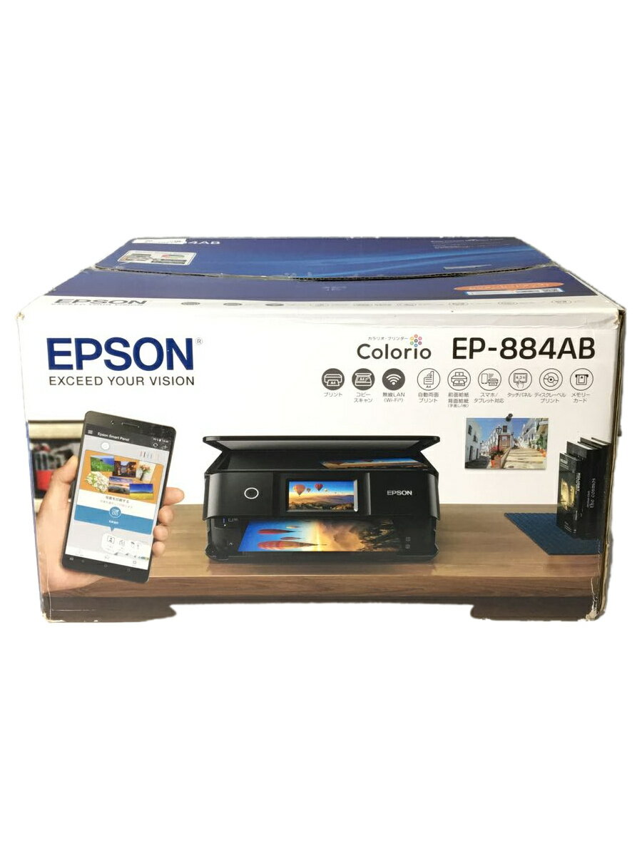 【中古】EPSON◆プリンタ カラリオ EP-884A/インク スキャナ【パソコン】