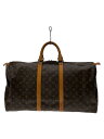 【中古】LOUIS VUITTON◆キーポル55_モノグラム・キャンバス_BRW/PVC/BRW【バッグ】