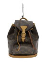 【中古】LOUIS VUITTON◆1)ミニ・モンスリ_モノグラム・キャンバス_BRW/PVC/BRW【バッグ】