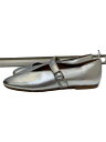 【中古】SHIPS◆フラットパンプス/36/SLV【シューズ】