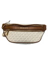 【中古】MICHAEL KORS◆ウエストバッグ/--/WHT/35T9GY9N8B【バッグ】