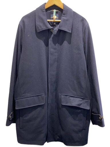 【中古】BROOKS BROTHERS◆PRESTON WALKING COAT/コート/XL/ウール/NVY/無地【メンズウェア】 【中古】BROOKS BROTHERS◆PRESTON WALKING COAT/コート/XL/ウール/NVY/無地【メンズウェア】