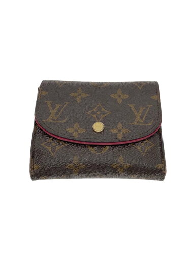 【中古】LOUIS VUITTON◆ポルト・フォイユ・アリアンヌ_モノグラム・キャンバス_BRW_フューシャ/PVC/BRW/総柄/レディース【服飾雑貨他】 【中古】LOUIS VUITTON◆ポルト・フォイユ・アリアンヌ_モノグラム・キャンバス_BRW_フューシャ/PVC/BRW/総柄/レディース【服飾雑貨他】