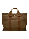 【中古】HERMES◆エールライン/トートバッグ/--/BRW【バッグ】