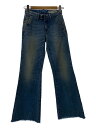 【中古】DIESEL◆ボトム/32/コットン/BLU/FLAIRLEGG【メンズウェア】