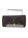【中古】LOUIS VUITTON◆ミュルティクレ6_モノグラム_BRW/レザー/BRW/総柄/メンズ【服飾雑貨他】(4)