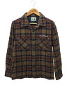 【中古】OLD CROW◆SPEEDWAY/LS CHECK SHIRTS/オープンカラーネルシャツ/M/コットン/OC-20-AW-13【メンズウェア】