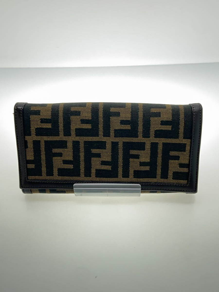 【中古】FENDI◆長財布/--/BRW/メンズ【服飾雑貨他】