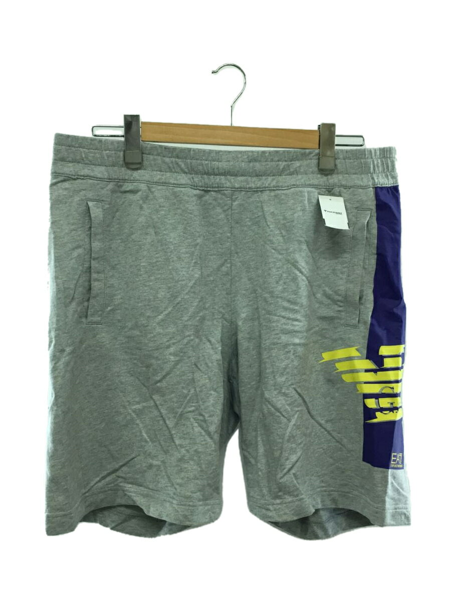 【中古】EMPORIO ARMANI◆ショートパンツ/XXL/コットン/GRY/3HPS69 PJ05Z【メンズウェア】