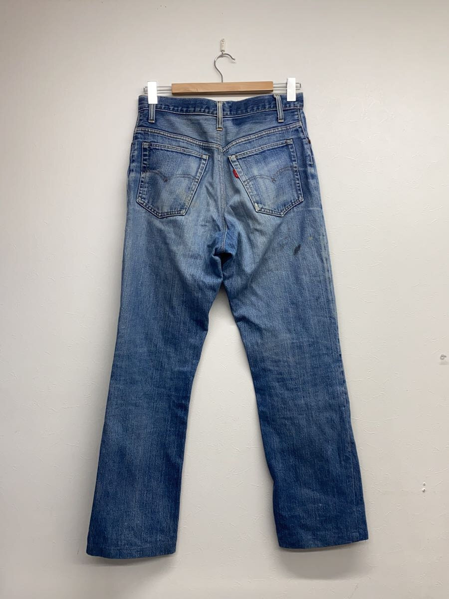 【中古】Levi’s◆70s/ボタン裏6/42TALON/左足側面縫目ホツレ/裾直し済/36/コットン/IDG/517【メンズウェア】