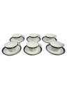 【中古】Noritake◆カップ&ソーサー/6点セット/WHT//【キッチン用品】