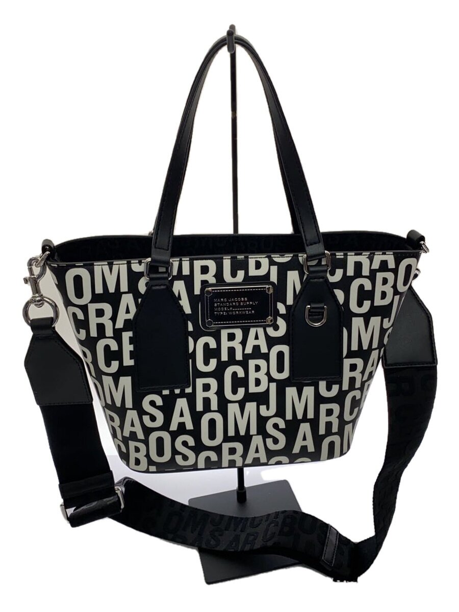 MARC JACOBS - 【中古】MARC JACOBS◆トートバッグ/--/BLK/総柄/4S4HTT006H02【バッグ】