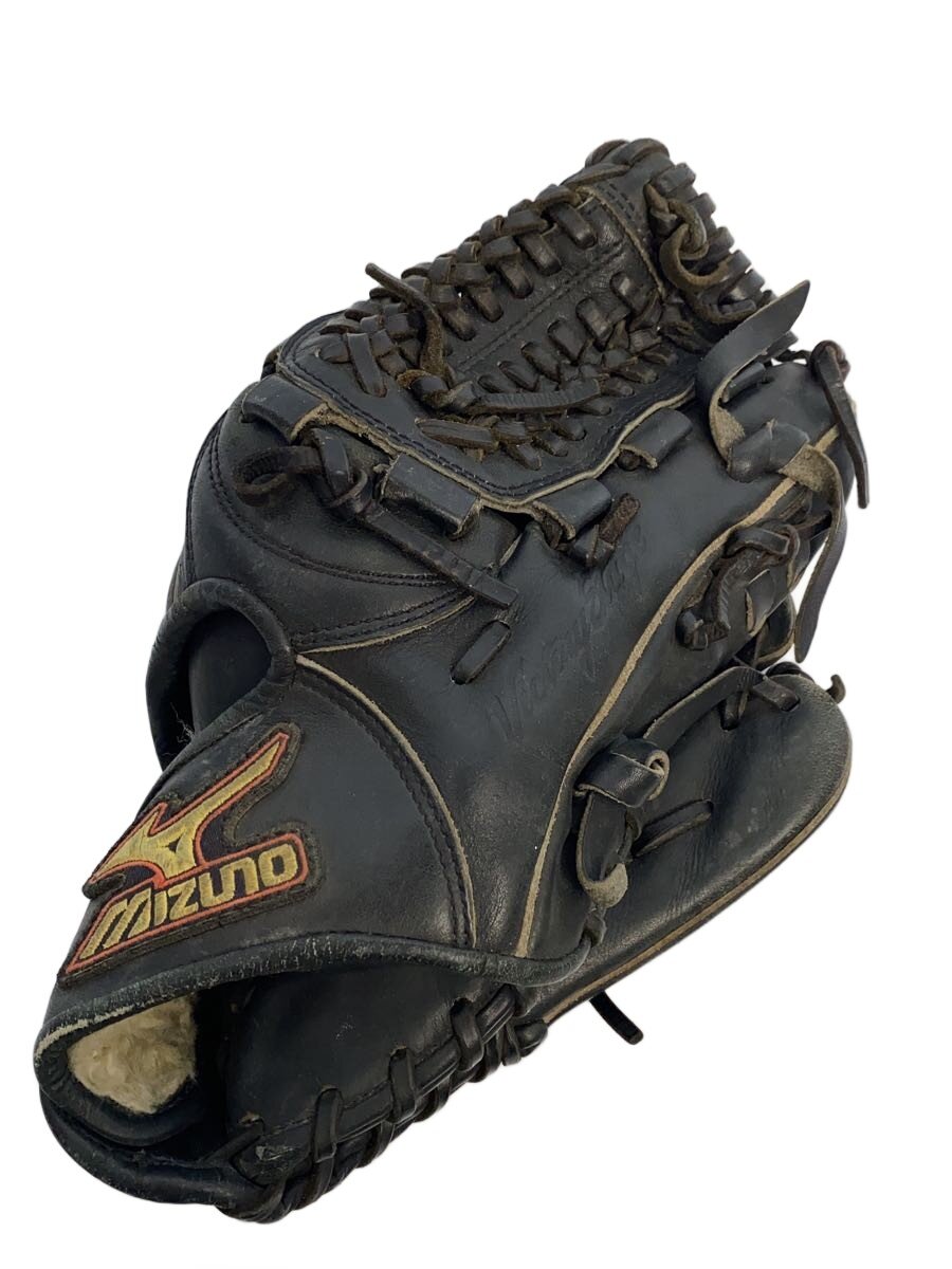 【中古】MIZUNO◆グローブ/右利き用/ブラック/汚れ、傷、使用感有り/ミズノ【スポーツ】