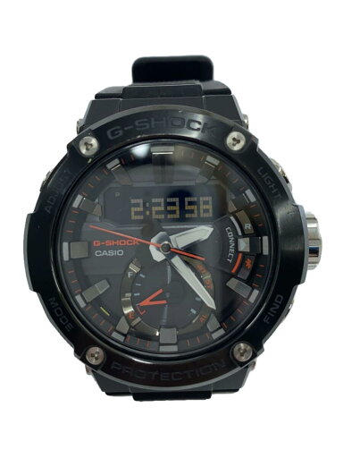 【中古】CASIO◆カシオ/ソーラー腕時計/デジアナ/レザー/WHT/BLK/GST-B200【服飾雑貨他】 【中古】CASIO◆カシオ/ソーラー腕時計/デジアナ/レザー/WHT/BLK/GST-B200【服飾雑貨他】