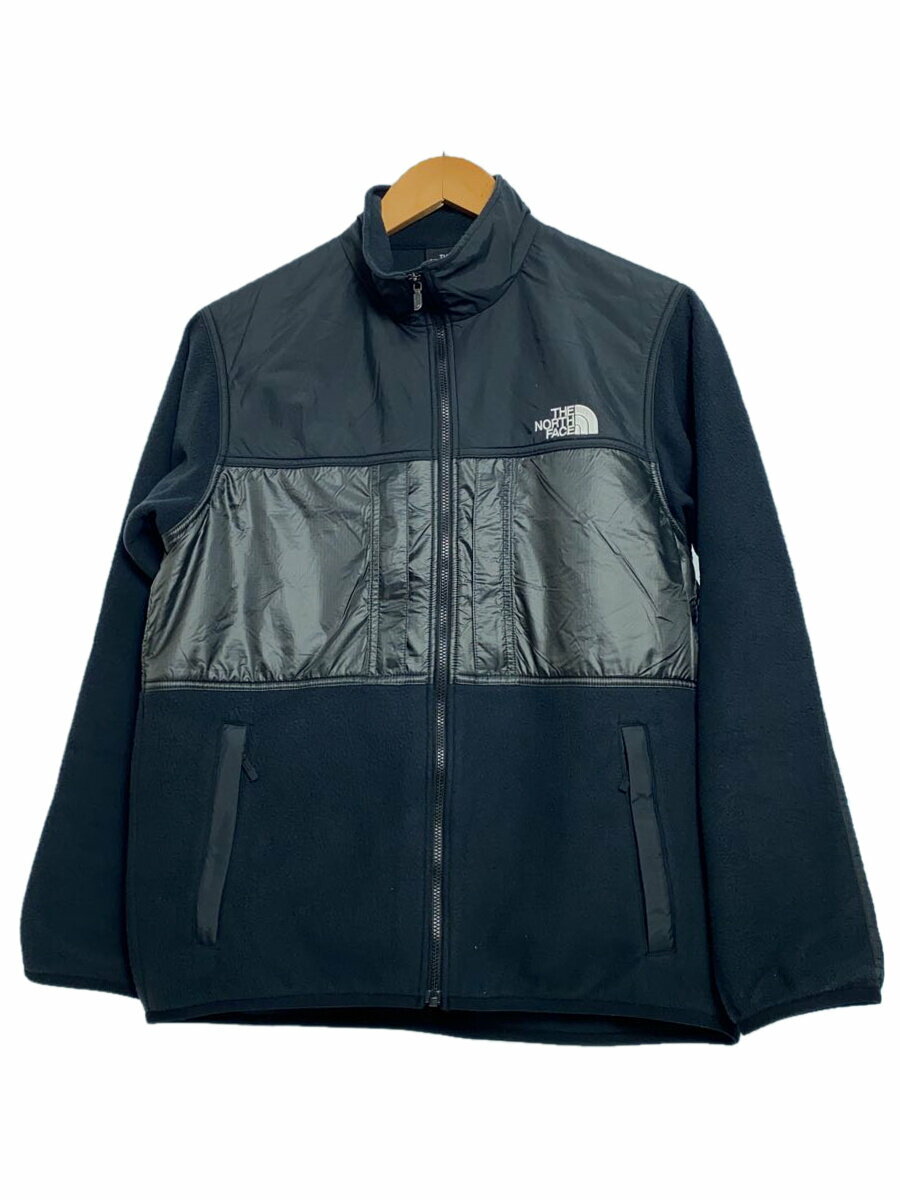 【中古】THE NORTH FACE◆BRIGHT SIDE FLEECE JACKET_ブライトサイドフリースジャケット/S/ポリエステル/BLK【メンズウェア】