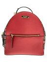 【中古】kate spade new york◆リュック/PVC/BLK/花柄【バッグ】(4)