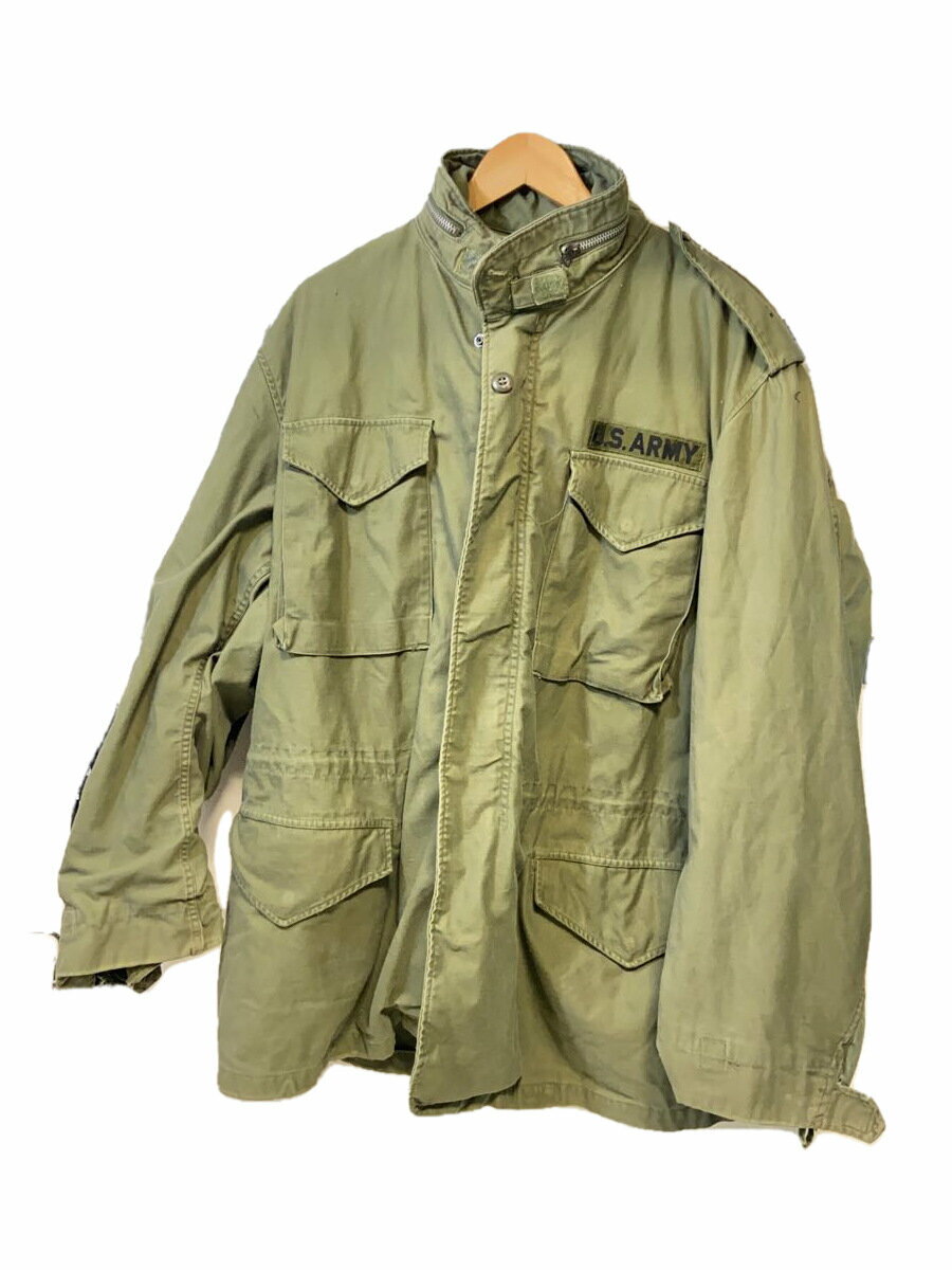【中古】US.ARMY◆M-65/2nd/アルミジップ/ミリタリージャケット/--/--/KHK【メンズウェア】