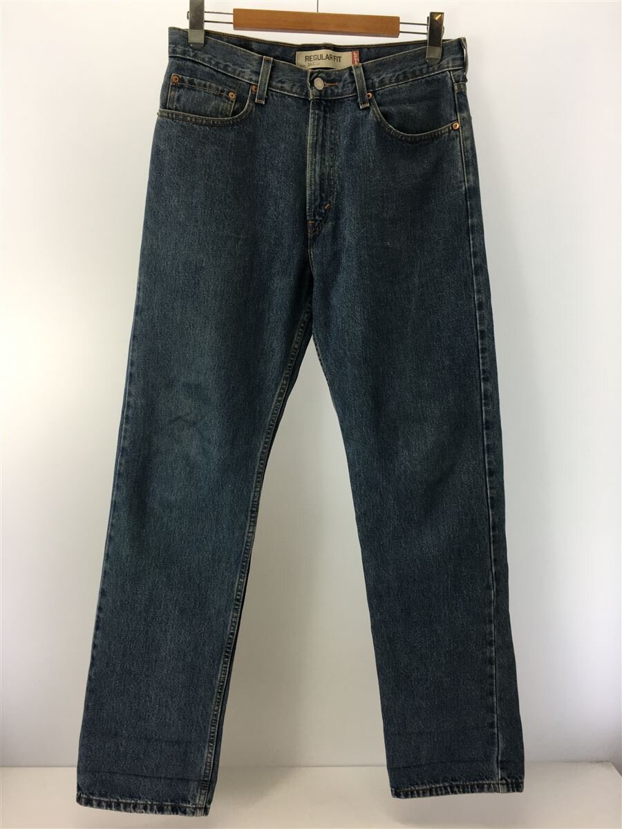 【中古】Levi’s◆ストレートパンツ/34/デニム/IDG【メンズウェア】