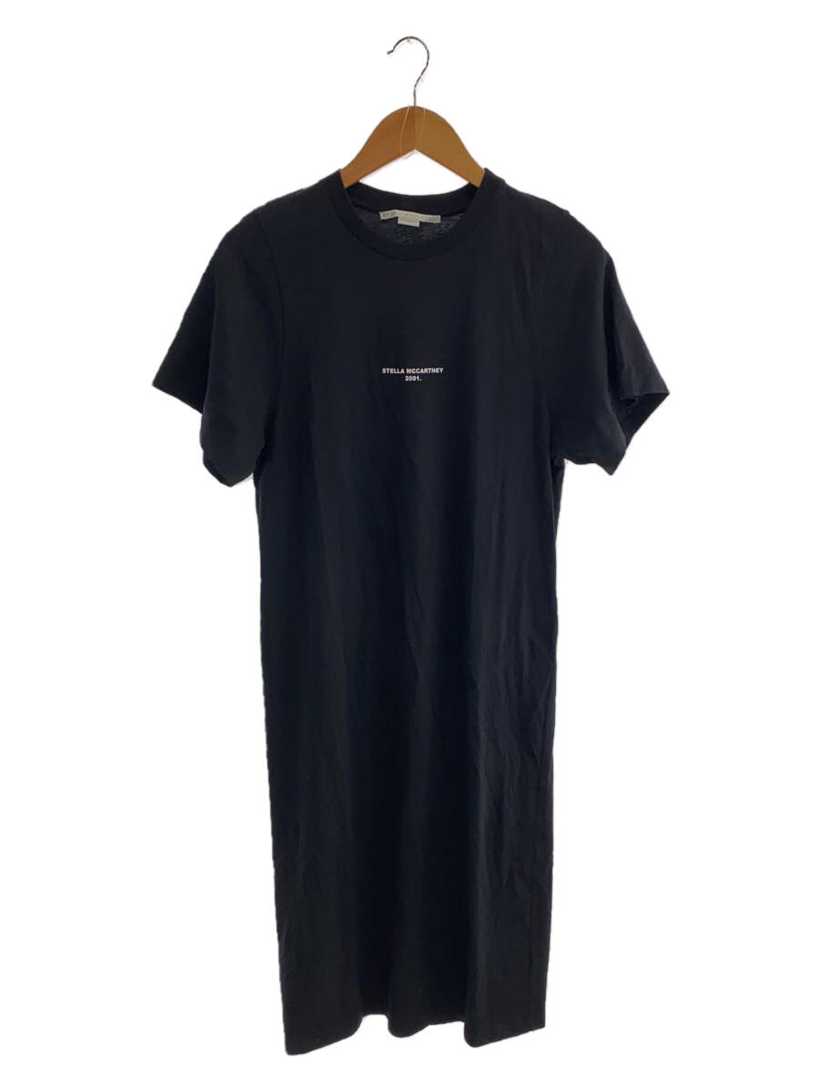 【中古】STELLAMcCARTNEY◆半袖ワンピース/38/コットン/BLK【レディースウェア】