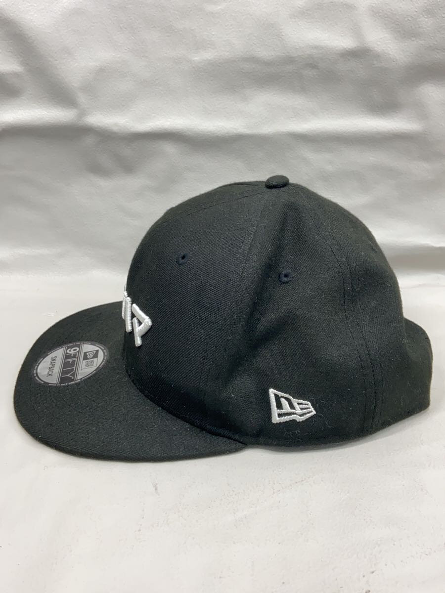 【中古】NEW ERA◆キャップ/--/コットン/BLK/無地/メンズ【服飾雑貨他】