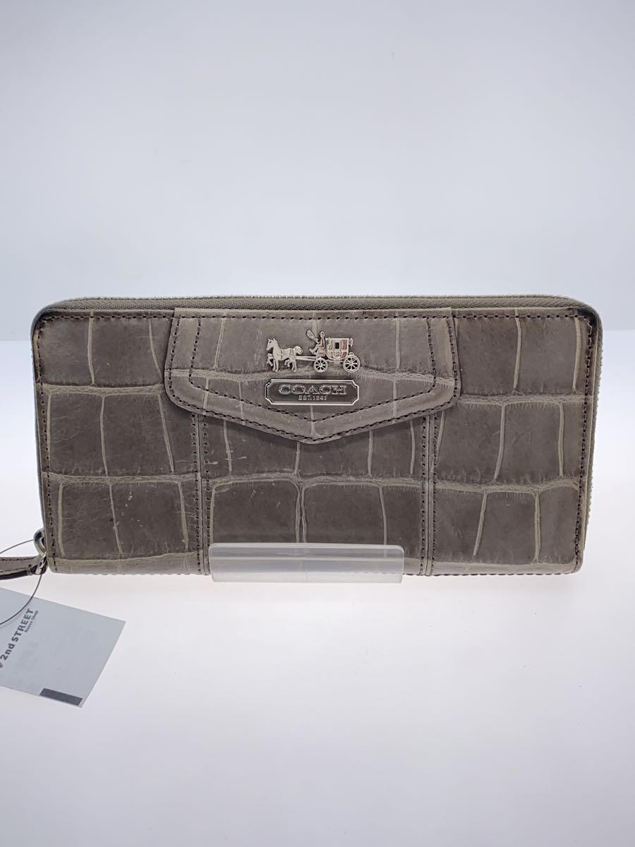 【中古】COACH◆長財布/--/GRY/レディ...の商品画像