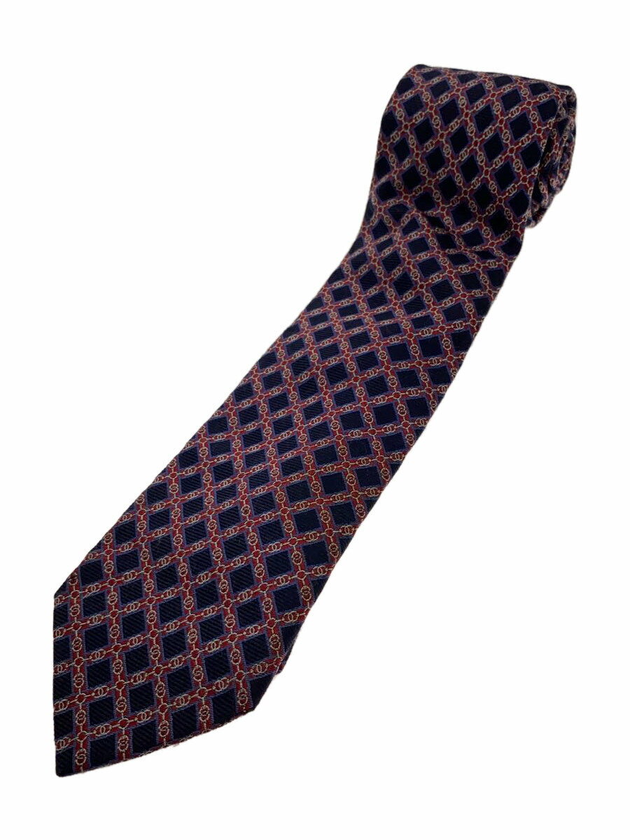 【中古】GUCCI◆ネクタイ/シルク/マルチカラー/総柄/メンズ【服飾雑貨他】