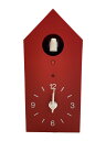 【中古】無印良品◆時計/アナログ/RED/無印良品【インテリア小物・日用雑貨】