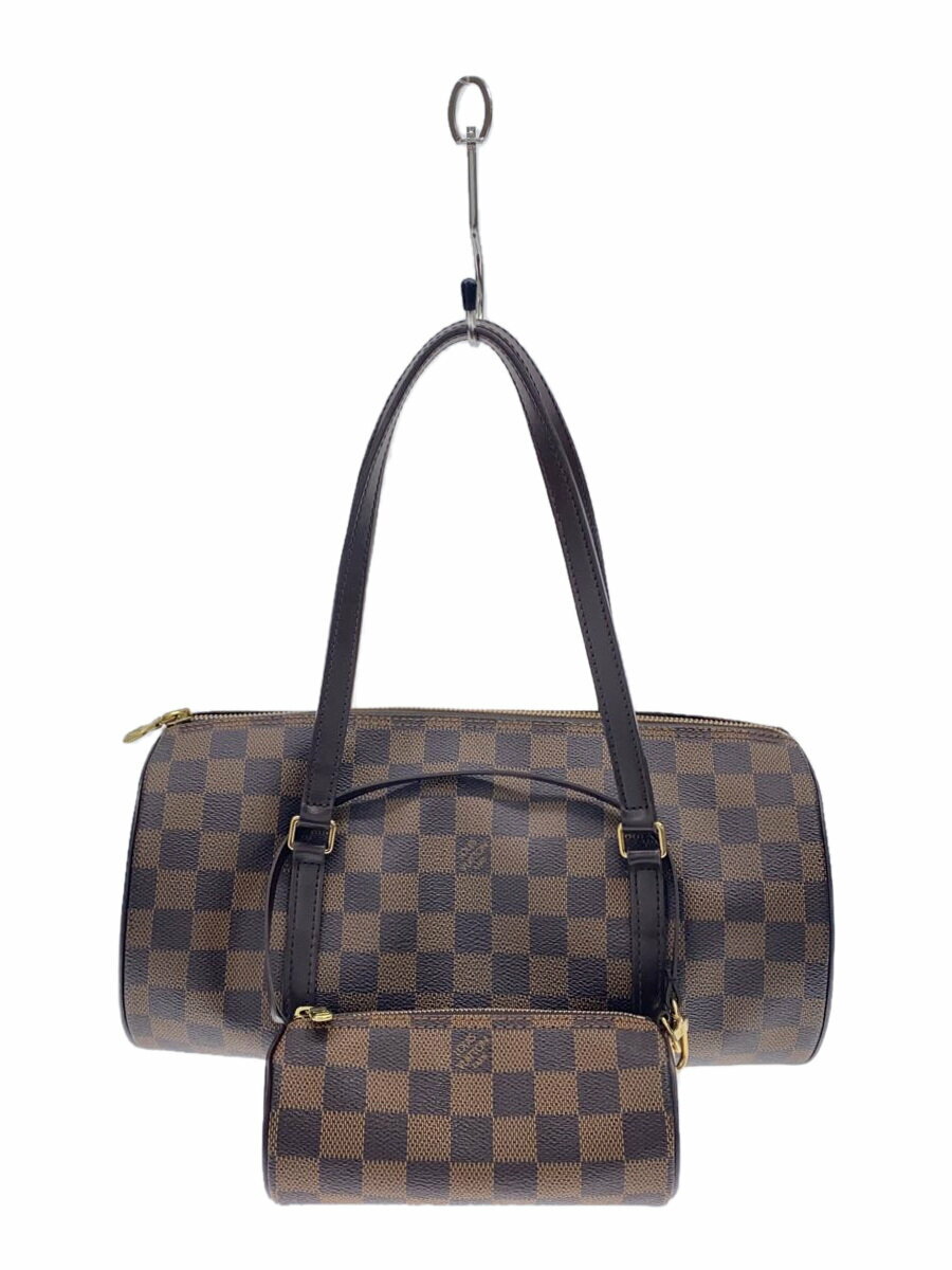 楽天2nd STREET 楽天市場店【中古】LOUIS VUITTON◆1）パピヨン30_ダミエ・エベヌ_BRW/PVC/BRW/総柄【バッグ】