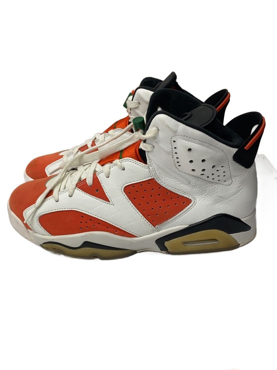 NIKE◆AIR JORDAN 6 RETRO/エアジョーダンレトロ/ホワイト/384664-145/27cm/WHT