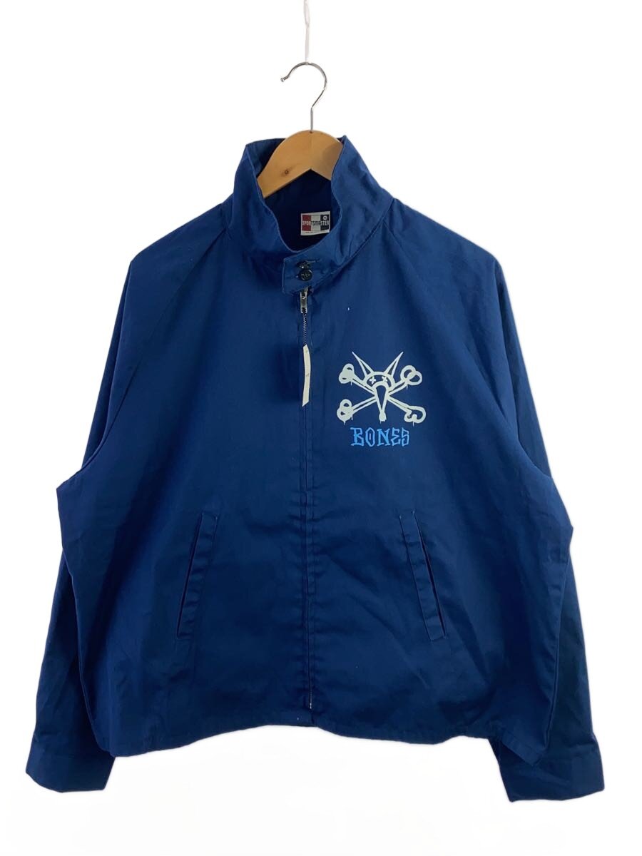 POWELL◆80-90s/BONES/SPORTMASTER/ジャケット/XL/ポリエステル/BLU