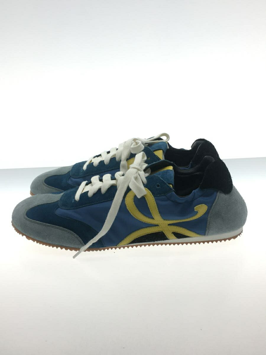 LOEWE◆ローカットスニーカー/45/BLU/スウェード/フローランナー