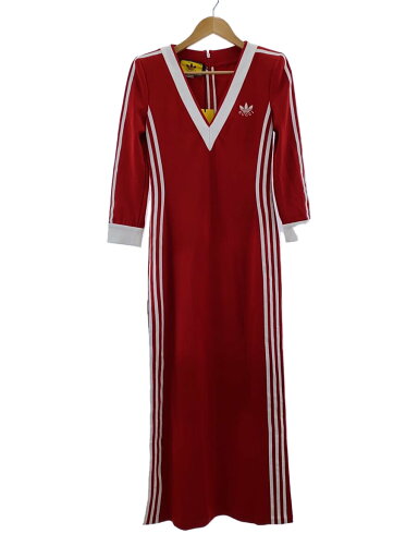 【中古】GUCCI◆長袖ワンピース/S/ポリエステル/RED/712711【レディースウェア】 【中古】GUCCI◆長袖ワンピース/S/ポリエステル/RED/712711【レディースウェア】