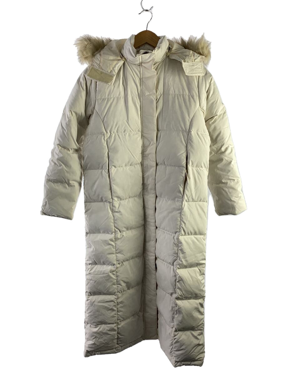 【中古】L.L.Bean◆ダウンジャケット/XS/ポリエステル/WHT【レディースウェア】