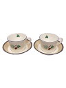 【中古】WEDGWOOD◆カップ&ソーサー/フルーツシンフォニー/4点セット/WHT【キッチン用品】