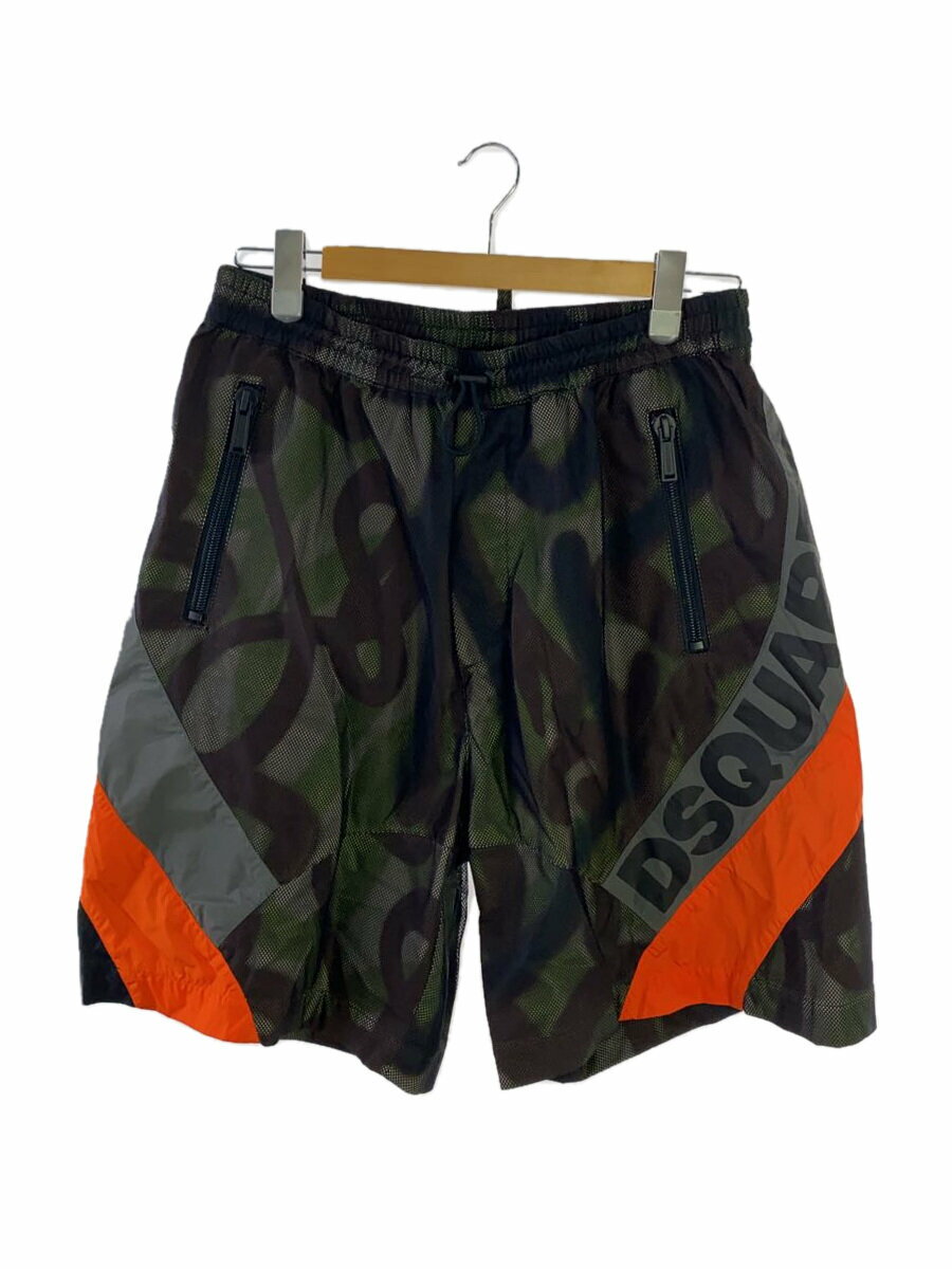 【中古】DSQUARED2◆ショートパンツ/46/コットン/マルチカラー/カモフラ/S74MU0706【メンズウェア】