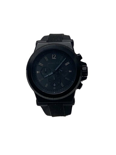 【中古】MICHAEL KORS◆クォーツ腕時計/アナログ/--/BLK/BLK/SS/MK-8152//【服飾雑貨他】 【中古】MICHAEL KORS◆クォーツ腕時計/アナログ/--/BLK/BLK/SS/MK-8152//【服飾雑貨他】