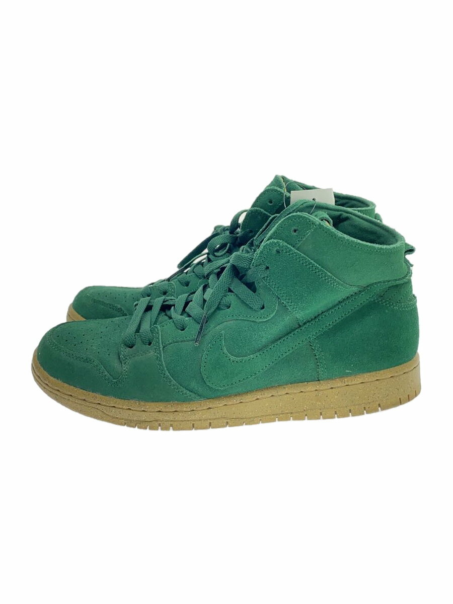 【中古】NIKE◆DUNK HIGH PRO DECON_ダンク ハイ プロ ディーコン/27cm/GRN【シューズ】
