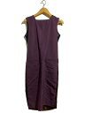 【中古】UNDERCOVER◆2000/ノースリーブワンピース/--/ポリエステル/紫【レディースウェア】