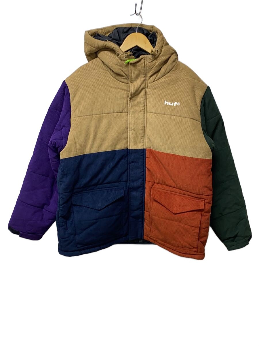 HUF◆ANGLIN CORD INSULATED JACKE/ブルゾン/XL/コーデュロイ/マルチカラー/JK00378
