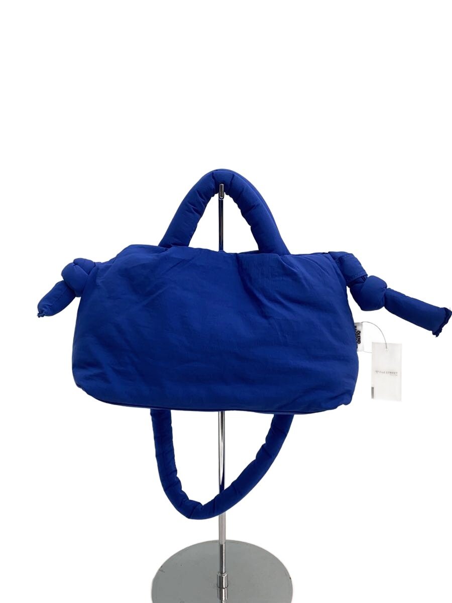OLEND BACKPACKS(OLEND)◆MiniOna Soft Bag/ショルダーバッグ/ナイロン/BLU/無地/シミ有