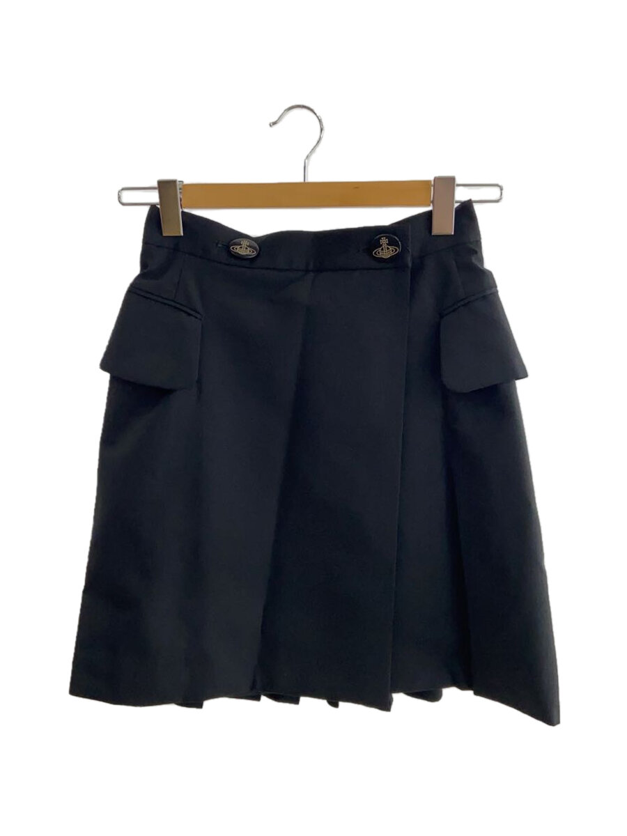 Vivienne Westwood RED LABEL◆スカート/2/ウール/BLK/16-12-251002//