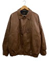 【中古】subciety◆スタジャン/XL/ポリエステル/BRW【メンズウェア】