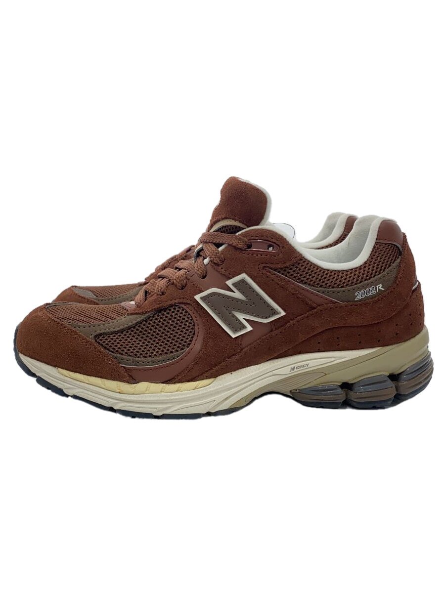 NEW BALANCE◆ローカットスニーカー/24.5cm/BRW/レザー/M2002RFF