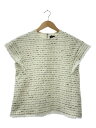 【中古】DRAWER◆半袖ブラウス/36/コットン/WHT/6521-299-0806【レディースウェア】(4)