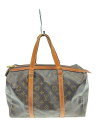 【中古】LOUIS VUITTON◆サック・スプール35_モノグラム・キャンバスPVC/キー解除不可/レザー硬化やダメージ/錆【バッグ】
