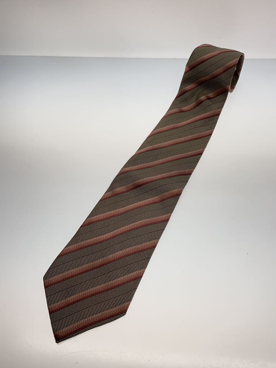 【中古】GUCCI◆ネクタイ/シルク/ストライプ/メンズ【服飾雑貨他】