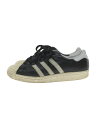 【中古】adidas◆SUPER STAR 80S VINTAGE DX/スーパースター/23cm/BLK【シューズ】