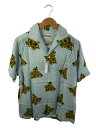 【中古】NEAT ALOHA/アロハシャツ/M/レーヨン/SUNFLOWER【メンズウェア】