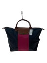 【中古】LONGCHAMP◆バッグ/--/GRY/無地【バッグ】