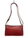 【中古】IL BISONTE◆ショルダーバッグ/レザー/RED/BSH091PVX001【バッグ】